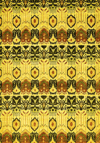 Abstract Yellow Modern Rug, abs348yw