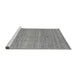 Sideview of Machine Washable Abstract Gray Modern Rug, wshabs3490gry