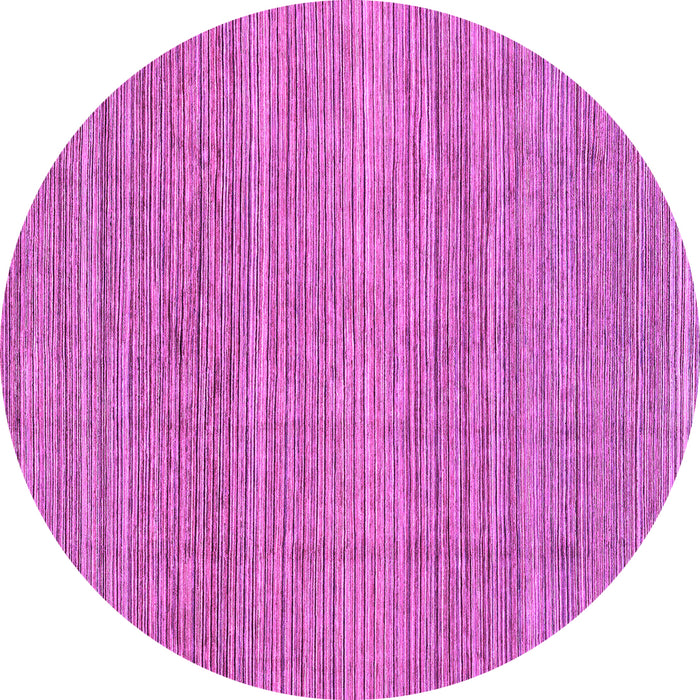 Round Abstract Purple Modern Rug, abs3490pur