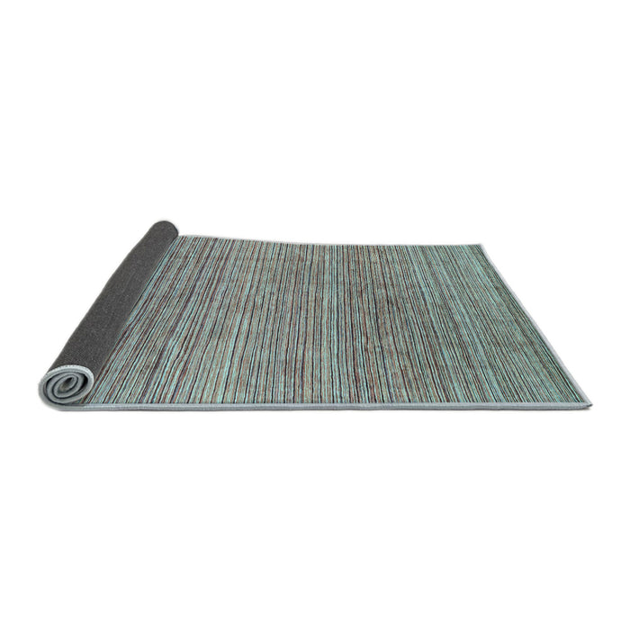 Sideview of Abstract Light Blue Modern Rug, abs3490lblu