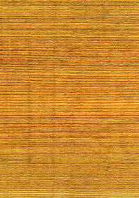 Abstract Yellow Modern Rug, abs3490yw