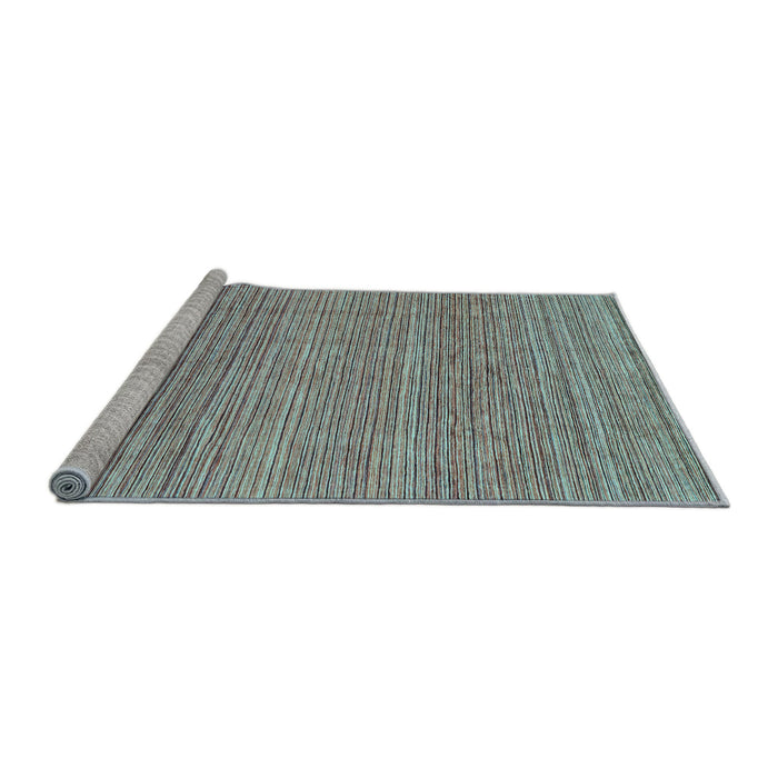 Sideview of Machine Washable Abstract Light Blue Modern Rug, wshabs3490lblu
