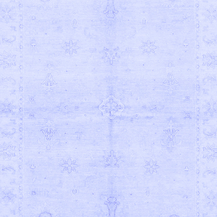 Abstract Blue Modern Rug, abs3491blu