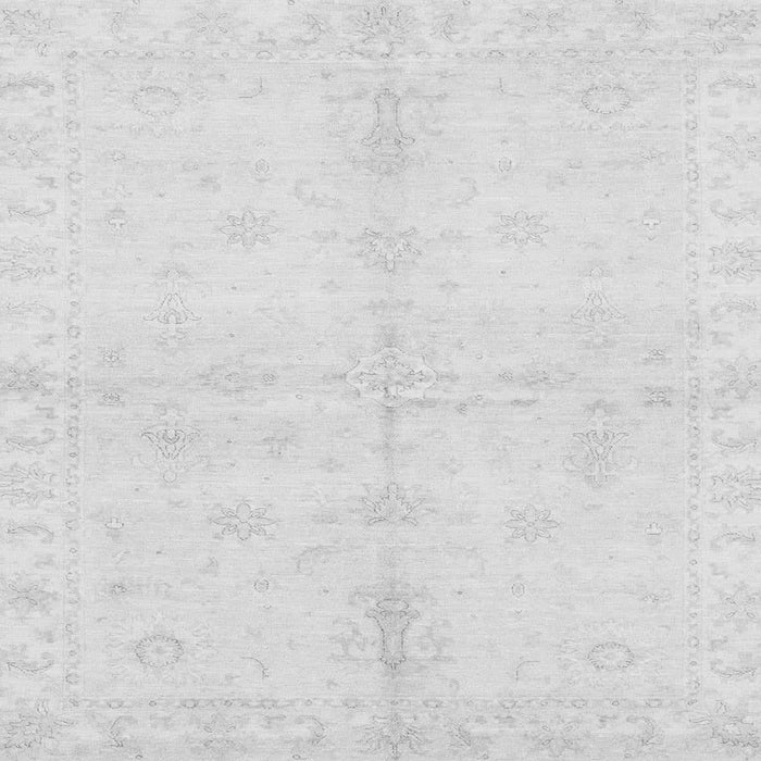 Square Abstract Gray Modern Rug, abs3491gry