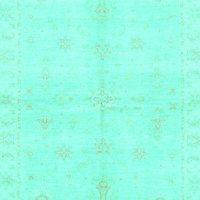 Abstract Turquoise Modern Rug, abs3491turq