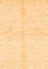 Abstract Orange Modern Rug, abs3491org