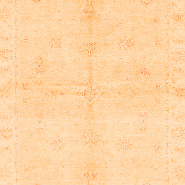 Machine Washable Abstract Orange Modern Area Rugs, wshabs3491org