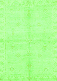 Abstract Green Modern Rug, abs3491grn