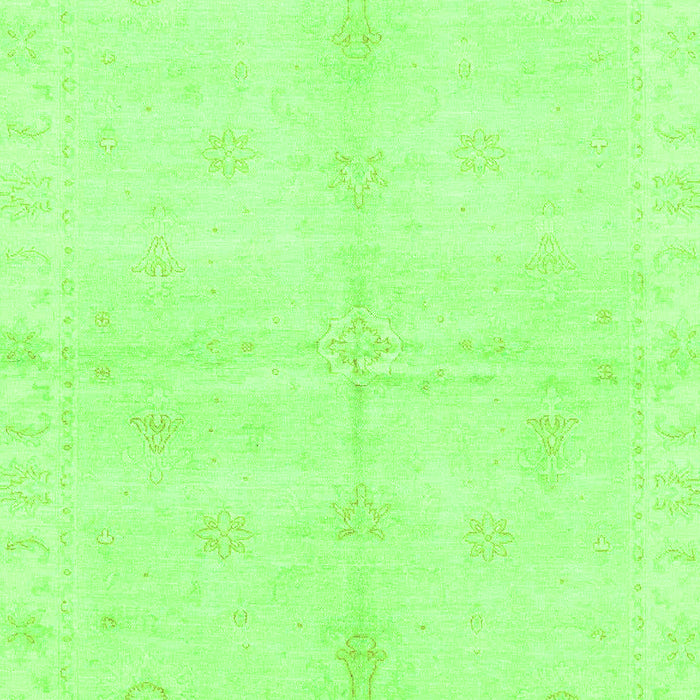 Abstract Green Modern Rug, abs3491grn