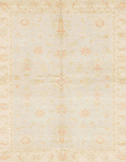 Abstract Pastel Orange Modern Rug, abs3491