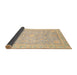 Sideview of Abstract Brown Oriental Rug, abs3492