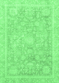 Oriental Emerald Green Traditional Rug, abs3492emgrn