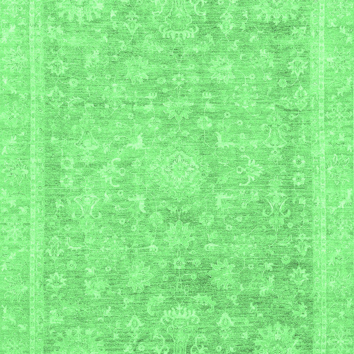 Oriental Emerald Green Traditional Rug, abs3492emgrn