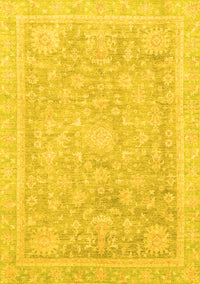 Oriental Yellow Traditional Rug, abs3492yw