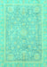 Oriental Turquoise Traditional Rug, abs3492turq