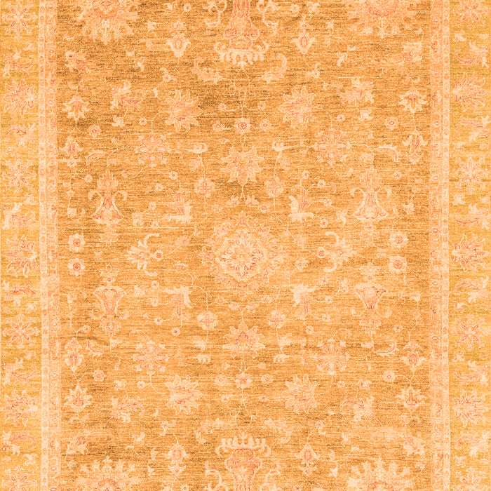 Oriental Orange Traditional Rug, abs3492org