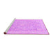 Sideview of Machine Washable Oriental Purple Traditional Area Rugs, wshabs3492pur