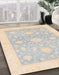 Machine Washable Abstract Wheat Beige Rug in a Family Room, wshabs3493