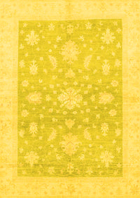 Oriental Yellow Traditional Rug, abs3493yw