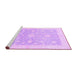 Sideview of Machine Washable Oriental Purple Traditional Area Rugs, wshabs3493pur