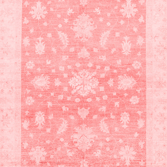 Machine Washable Oriental Red Traditional Rug, wshabs3493red