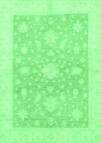 Oriental Emerald Green Traditional Rug, abs3493emgrn