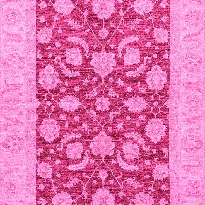 Machine Washable Abstract Pink Modern Rug, wshabs3494pnk