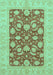 Machine Washable Abstract Turquoise Modern Area Rugs, wshabs3494turq