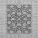 Square Abstract Gray Modern Rug, abs3494gry