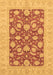 Machine Washable Abstract Brown Modern Rug, wshabs3494brn