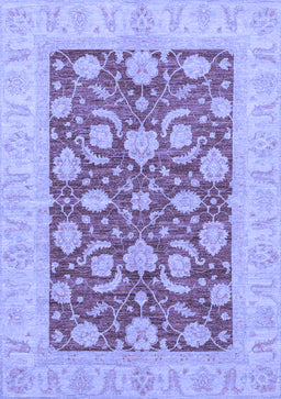 Abstract Blue Modern Rug, abs3494blu
