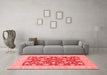 Modern Red Washable Rugs