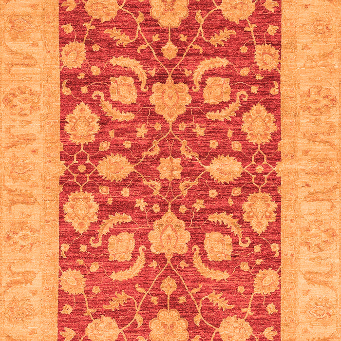 Machine Washable Abstract Orange Modern Area Rugs, wshabs3494org
