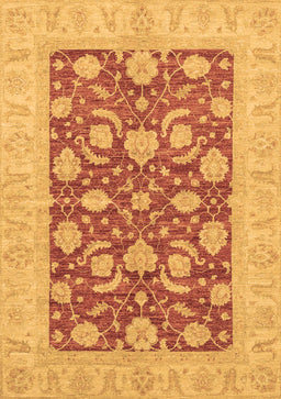 Abstract Brown Modern Rug, abs3494brn