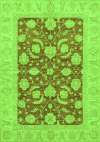 Abstract Green Modern Rug, abs3494grn