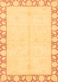 Abstract Brown Modern Rug, abs3495brn