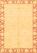 Abstract Brown Modern Rug, abs3495brn