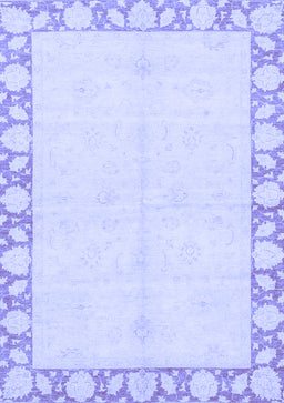 Abstract Blue Modern Rug, abs3495blu