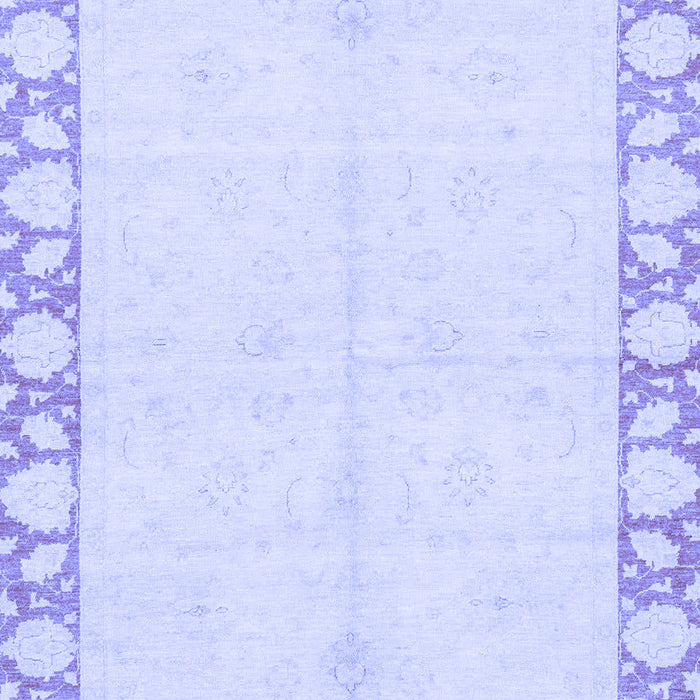 Abstract Blue Modern Rug, abs3495blu