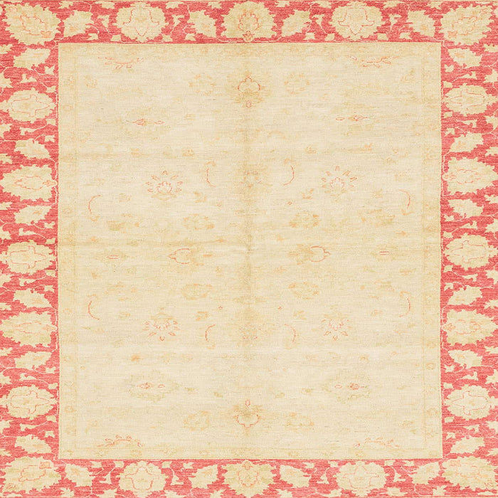 Square Abstract Khaki Gold Modern Rug, abs3495