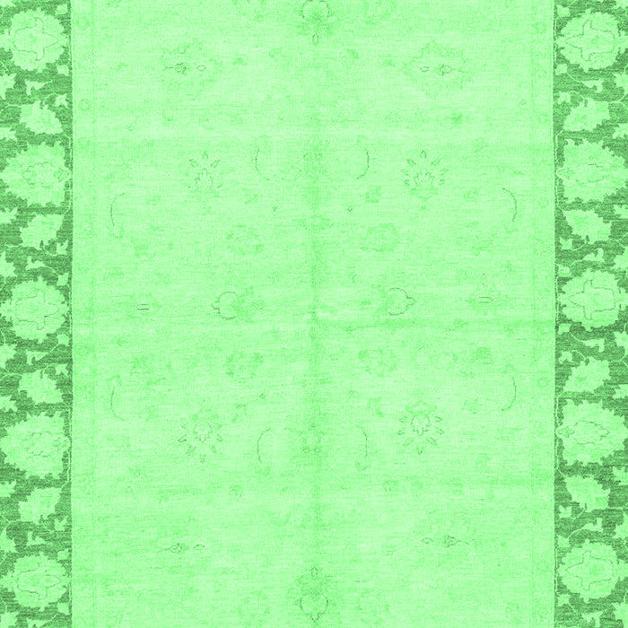 Abstract Emerald Green Modern Rug, abs3495emgrn