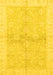 Oriental Yellow Traditional Rug, abs3496yw