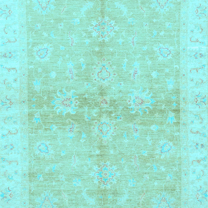 Oriental Light Blue Traditional Rug, abs3496lblu