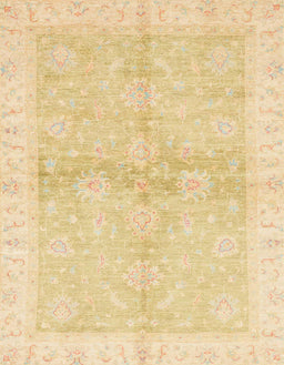 Abstract Brown Gold Oriental Rug, abs3496
