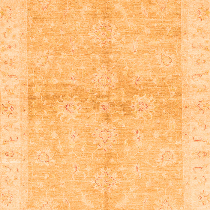 Oriental Orange Traditional Rug, abs3496org