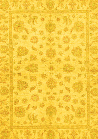 Oriental Yellow Traditional Rug, abs3497yw