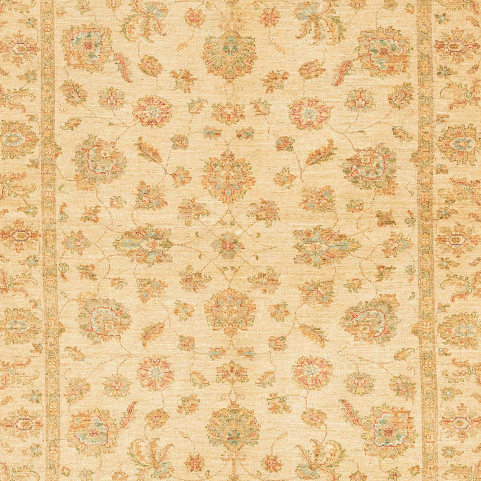 Machine Washable Abstract Mustard Yellow Rug, wshabs3497