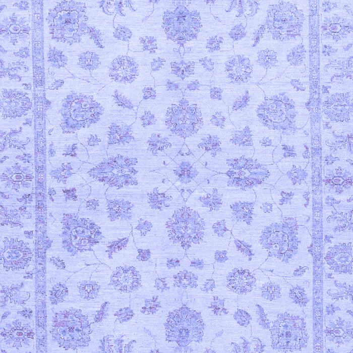 Machine Washable Oriental Blue Traditional Rug, wshabs3497blu