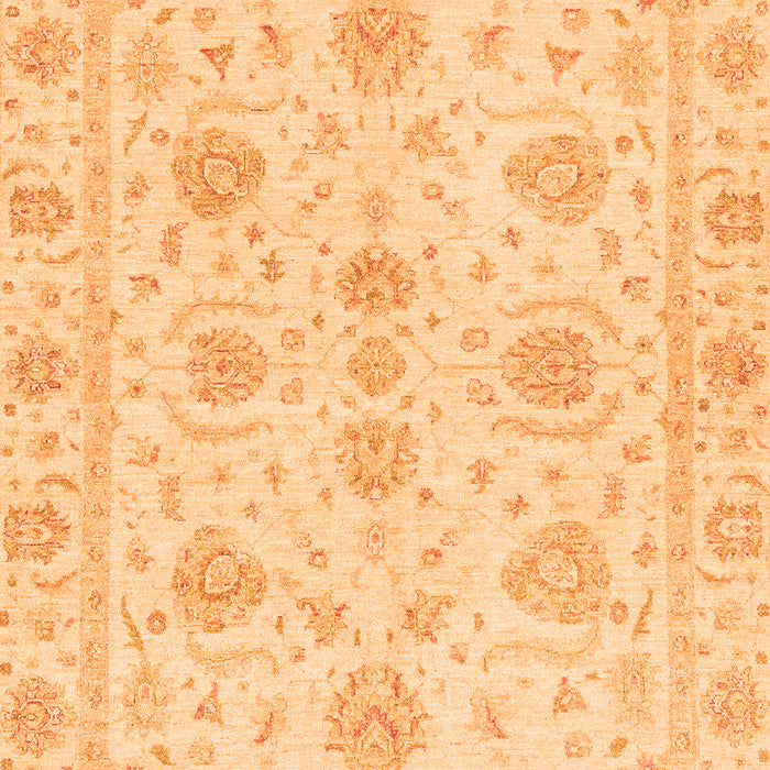 Oriental Orange Traditional Rug, abs3498org