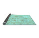 Sideview of Oriental Light Blue Traditional Rug, abs3498lblu